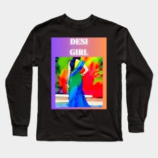 Desi Girl Long Sleeve T-Shirt